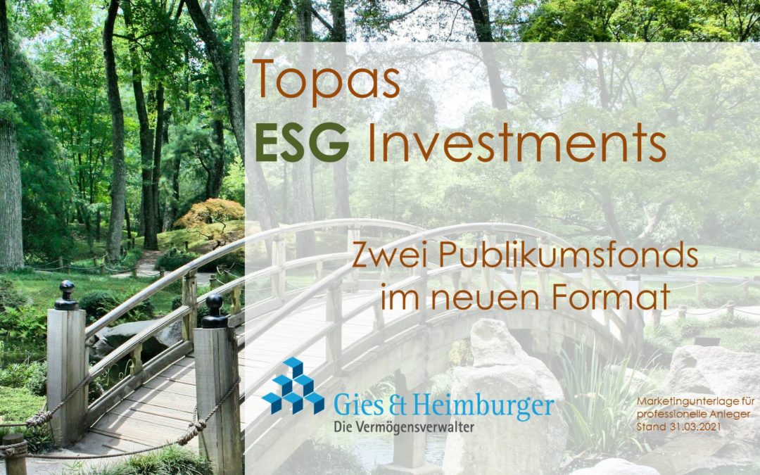 TOPAS ESG Investments- Profilgesteuerte Dachfondsstrategie